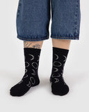 Moon Crew Socks from BAGGU