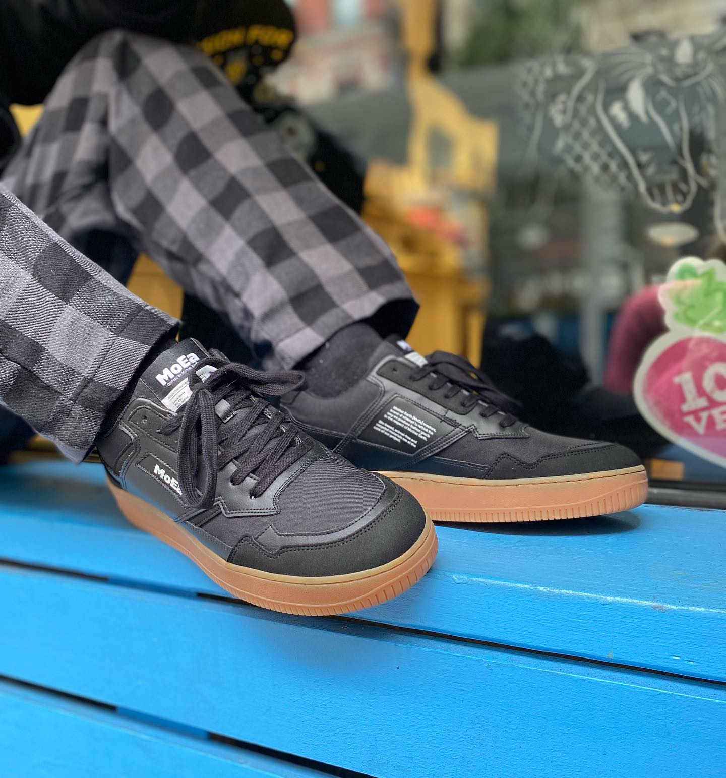 GEN1 Sneaker in Black Grape Leather from MoEa – MooShoes
