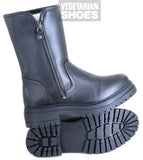 Frieda Lined Zip Boot from Vegetarian Shoes