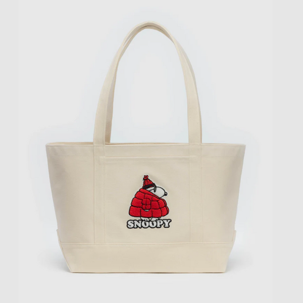 Medium Heavyweight Canvas Tote in Snoopy from BAGGU