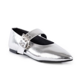 Spinning Around Flat in Silver from BC Footwear