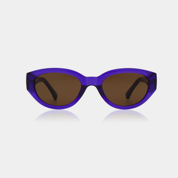 Winnie Sunglasses in Purple Transparent from A. Kjaerbede