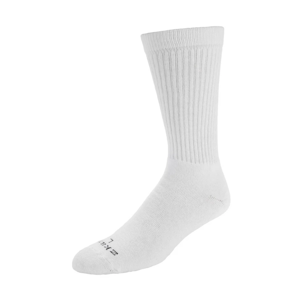 Aspire Crew Sock in White from Zkano