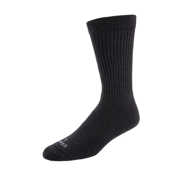 Aspire Crew Sock in Black from Zkano – MooShoes