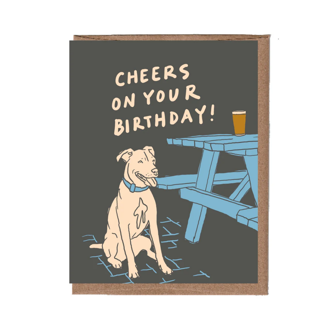 Patio Dog Birthday Card from La Familia Green