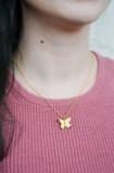 3D Butterfly Necklace from Collarbone Jewelry