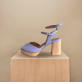 Lola Platform Sandal in Lilac from Bhava