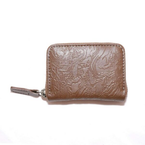 Arlo Embossed Wallet in Chestnut from Green Laces