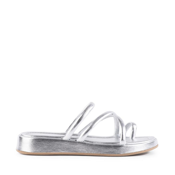 Rule The World Sandal in Silver from Seychelles