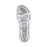 Rule The World Sandal in Silver from Seychelles