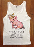 Friends Don't Let Friends Eat Friends Unisex Tank from Cocoally