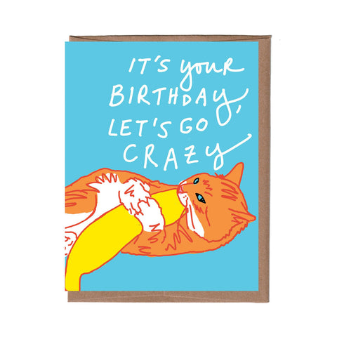 Catnip Birthday Card from La Familia Green