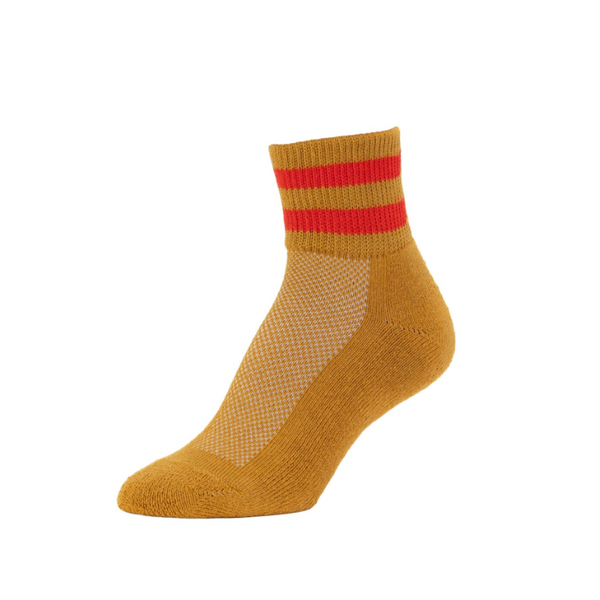 Retro Stripe Anklet in Gold from Zkano