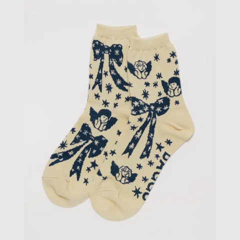 Cherub Bows Crew Socks from BAGGU