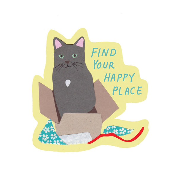 Happy Place Sticker from La Familia Green