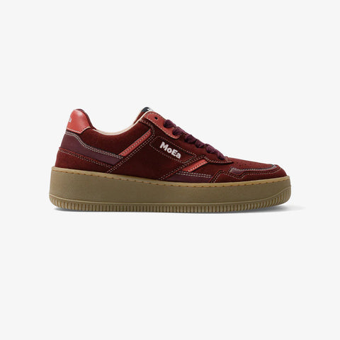 GEN1 Sneaker in Wine Grape Suede from MoEa