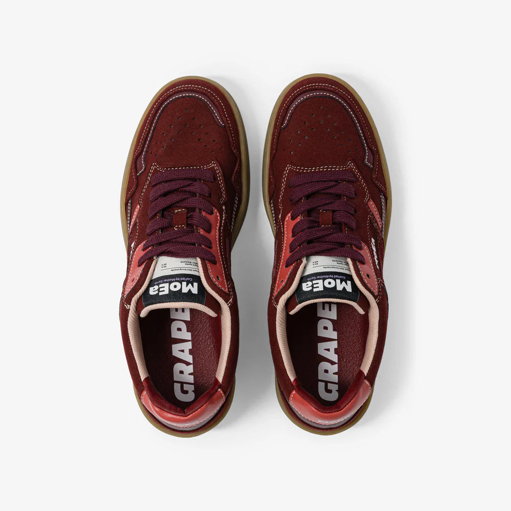 GEN1 Sneaker in Wine Grape Suede from MoEa – MooShoes
