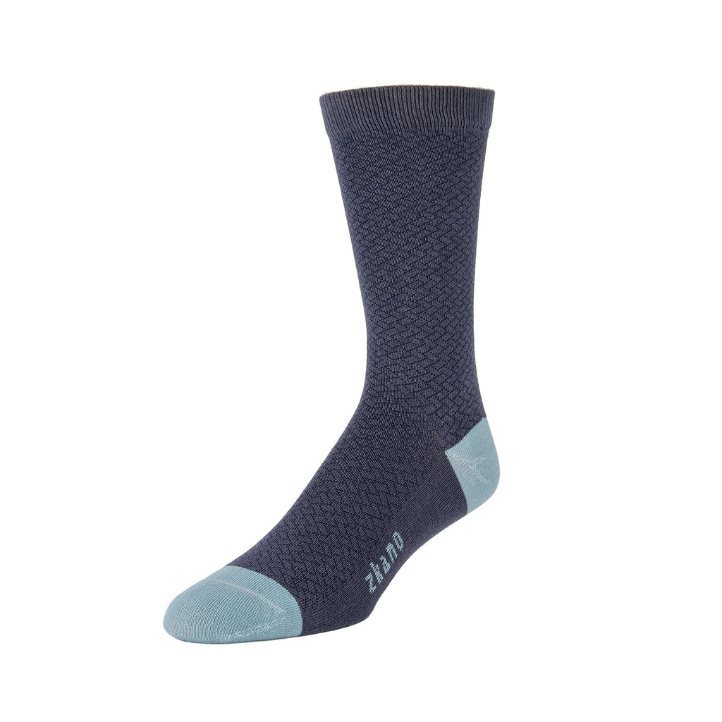Cobblestone Socks in Indigo from Zkano