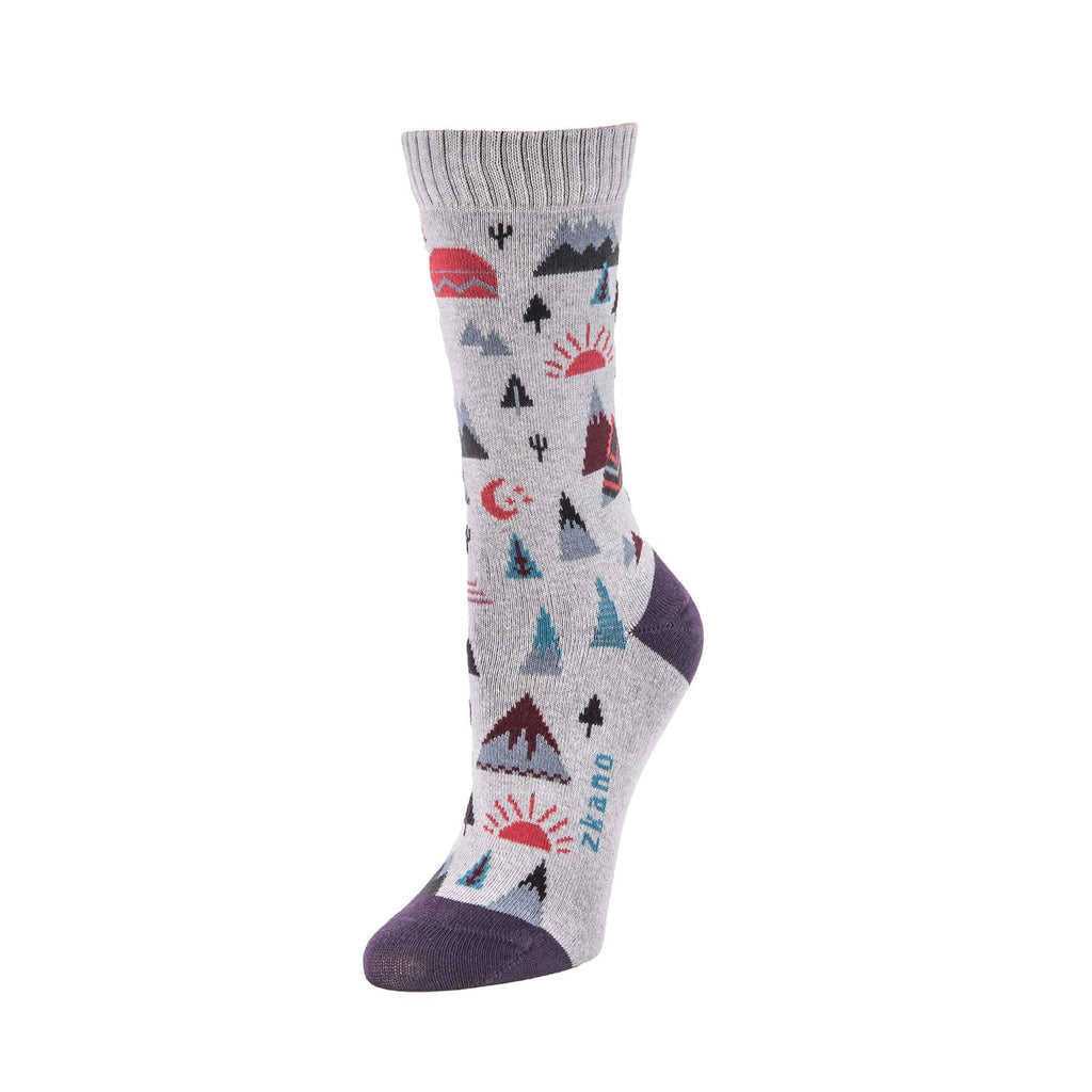 The Great Outdoors Socks in Heather from Zkano