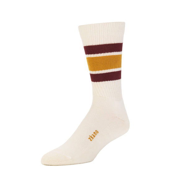 1991 Retro Crew Socks in Gold from Zkano