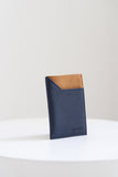 Cardholder in Blue/Camel from Canussa