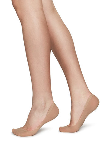 2 Pack Ida No Show Socks in Nude from Swedish Stockings