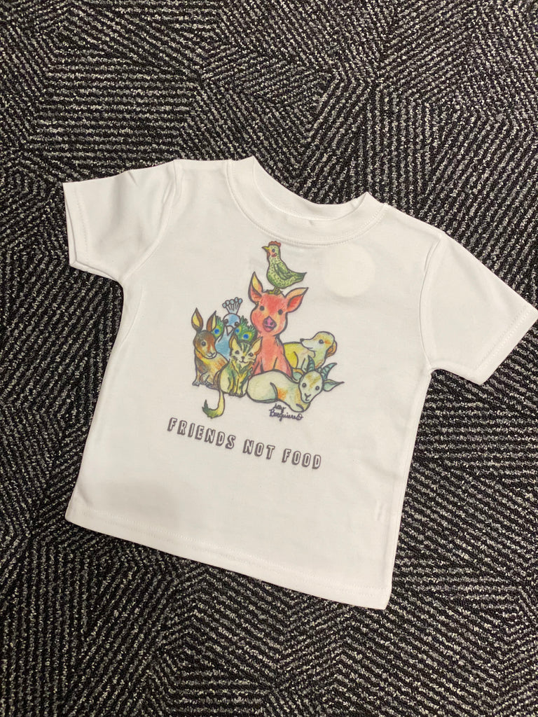 Friends Not Food Toddler Tee from Cocoally