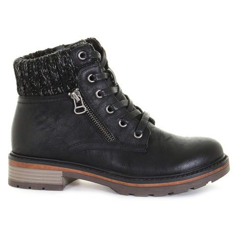 Amy Boot in Black from Wanderlust (Wide Fit)