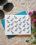 Pigeons Greeting Card by Lauren and Lorenz