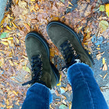 Isolda Boot in Kaki from Mireia Playa