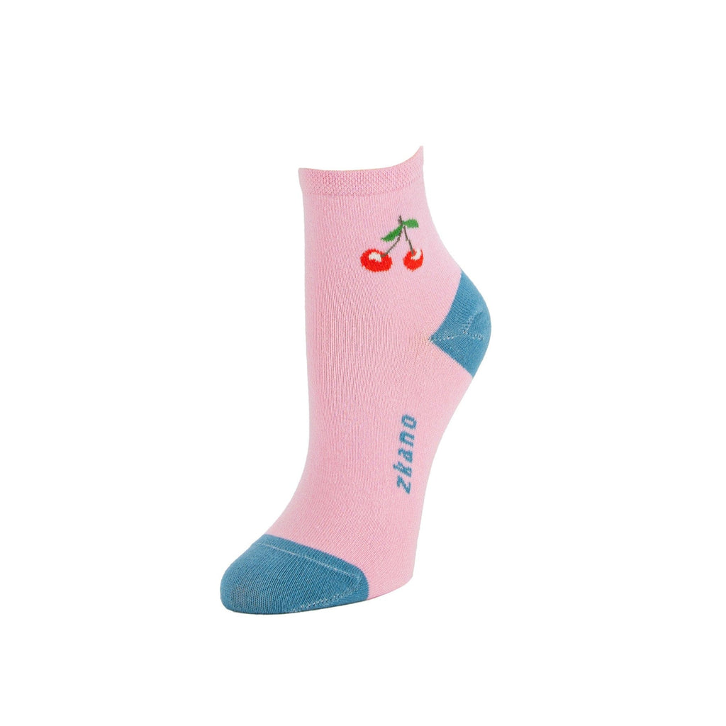 Cherries Anklet in Hibiscus from Zkano